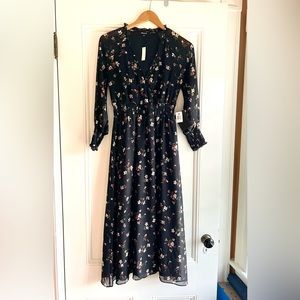 Madewell V-Neck Floral Midi Dress (sold by Net-A-Porter)